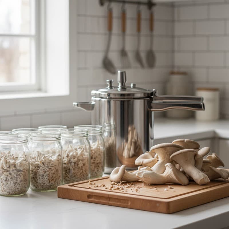 How to Use a Pressure Cooker for Growing Mushrooms